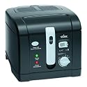 Rival CF156 black 1.5L fixed bowl deep fryer