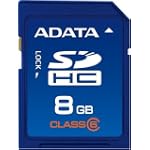 ADATA 8GB Class 6 SDHC Flash Memory Card