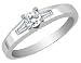 Diamond Engagement Ring 1/3 ctw in 14K White Gold