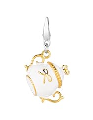 Sterling silver and Enamel VINTAGE TEAPOT (Charm)
