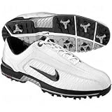 Nike 2010 Air Zoom Elite II Golf Shoes, White/Gunmetal-White, 9.5 W