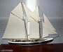Large BLUE NOSE Racing Schooner Sailing Ship Model