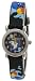 Trendige Kinderuhr,Jungen/Mädchen Kunststoff Quarz Armband Silikon Uhr mit Delfin Tiermotiv in Schwarz,inklusive Uhrenbox