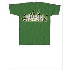 Musikproduzent - T-Shirt - S M L XL XXL - Funshirt Spa�shirt Motivshirt Techno Dance Disco Musik DJ Geburtstag Geschenk