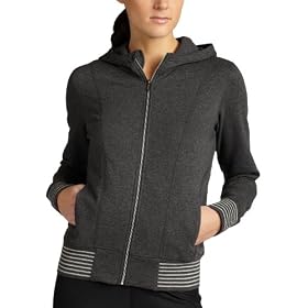 Calvin Klein Performance Women's Lurex Trimed Hoody Zip Jacket
