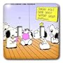 Londons Times Funny Medicine Cartoons - Snoopy At Good Grief Counseling - Light Switch Covers - double toggle switch