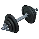 Iron Man Spinlock 50kg Set | 3 Bars | 20 Cast Iron Discs | Tough, Durable & Safe | Knurled Grips