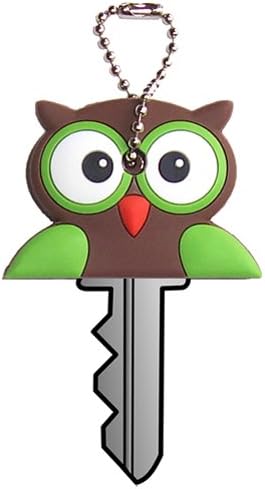 FUNCO Green Owl Key Cover / Key Cap / Key Chain (Flat Rate 2.99 Shipping - Any Size Order)