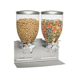 Zevro Dual Dry food Dispenser, Stainless Steel