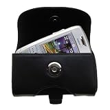 Horizontal Leather Case with Belt Clip/Loop for the Samsung SCH-R400