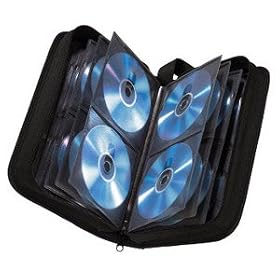 UKayed 120 DVD/CD Padded Storage Wallet In Black