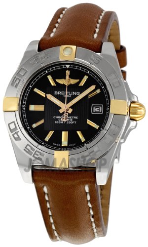 Breitling Galactic 32 Black Stainless Steel Leather Ladies Watch B71356L2-BA11BR