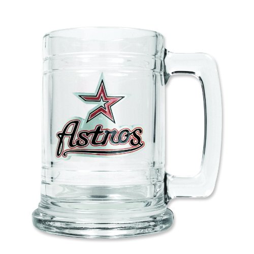 MLB Houston Astros Glass Tankard 15oz