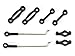 NINE EAGLES NE402320008A Linkage Rod Set Bravo SX NEAE9512