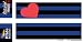 NSI - Leather Fetish BDSM Flag - Sticker / Decal