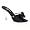 Black Satin/Clear