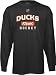 Anaheim Mighty Ducks -Black- Center Ice RBK Practice Long Sleeve T-Shirt