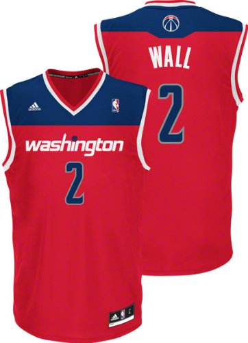 John Wall Youth Jersey: adidas Red Replica #2 Washington Wizards Jersey