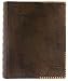 Rustico Distressed Bronze Leather Photo Album, Wedding Album, Scrapbook, Rawhide Stitching, Gift Boxed, 9x12"