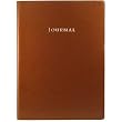 Tan Embossed Leather Journal - Lined