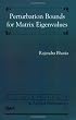 Perturbation Bounds for Matrix Eigenvalues (Classics in Applied Mathematics)