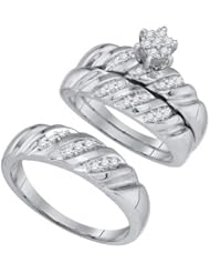 0.34CT-DIA FASHION TRIO SET
