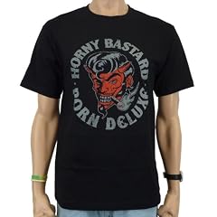 Porn Deluxe - Horny Bastard T-Shirt, schwarz