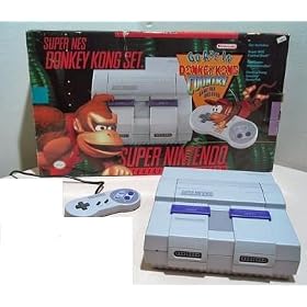 Super NES Donkey Kong Set (Super Nintendo Entertainment System)