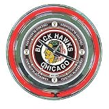 NHL Vintage Chicago Blackhawks Neon Clock - 14 inch Diameter