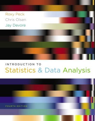 Introduction to Statistics and Data Analysis (Available Titles Aplia)