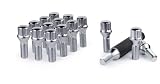 Gorilla Automotive 17179SD-16 Small Diameter Chrome 4 Lug Kit (12mm x 1.50 Thread Size) - Pack Of 16