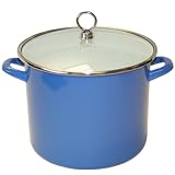 Review Calypso Basics 78701 / Calypso Basics 8-Quart Stockpot with Glass Lid, Azure