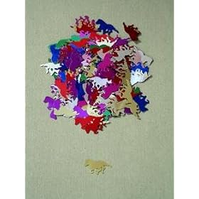 KY DERBY PARTY HORSE & JOCKEY CONFETTI MULTI COLORED