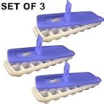 Ice Cube Tray with Lid (Set of 3)