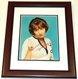 Penny Marshall Autographed 8x10 LAVERNE AND SHIRLEY Photo MAHOGANY CUSTOM FRAME
