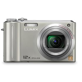 Panasonic Lumix DMC-ZS1 10MP Digital Camera with 12x Wide Angle MEGA Optical Image Stabilized Zoom and 2.7 inch LCD (Silver)