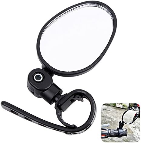 360°Rotate Adjustable Universal Handlebar Rearview Mirror, Bike Mirror Left Right Mounted Flexible Bike MTB For Bicycle Cycling