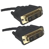 DVI (Digital Visual Interface) Dual Link Cable Male to Male - 5 Meters - Connects computer to DVI Monitor or projector