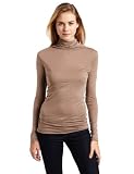 Lamade Women's Wilma Turtle Neck Sweater, Trench Coat, Large