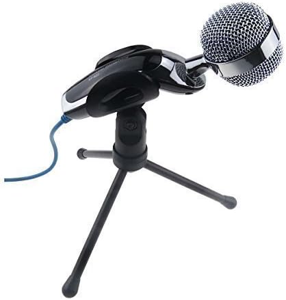 Clear Digital Sound and Classic Design Microphone for PC and Laptop USB Interface with 3-Legs Stand SF-922B