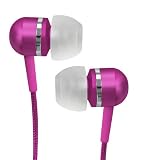 Coby Jammerz Platinum High-Performance Isolation Stereo Earphones CVEM79PNK (Pink)