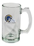 St. Louis Rams Beer Mug: 13oz Glass Sports Tankard