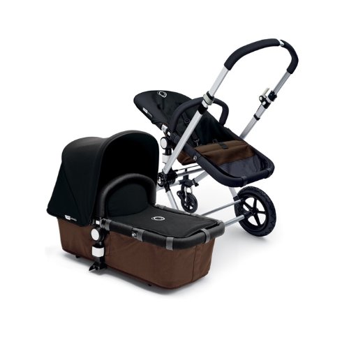 Buy Bugaboo 2011 Cameleon Stroller - Dark Brown Base/Black Canvas Tailored Fabric Set Best Price.