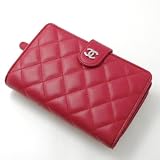 シャネル　マトラッセ　ミディアムジップ財布　フューシャ　A48667　CHANEL　【並行輸入】 シャネル CHANEL