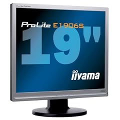 Iiyama ProLite E1906S 48,3cm (19 Zoll)  LCD Monitor DVI-D (Kontrast dyn. 1000:1, 5ms Reaktionszeit) silber