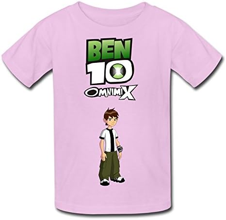 ZhiTian Youth Ben 10 Kids Boys And Girls T-Shirt - M Pink