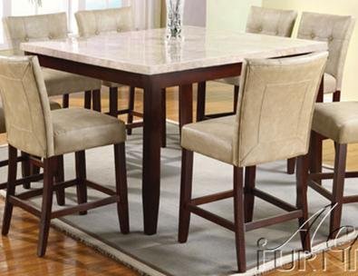 Britney Marble Counter Height by Acme