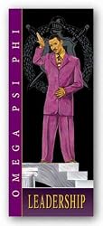 Leadership - Omega Psi Phi by Johnny Myers 8"x20" Art Print Poster