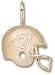 Carolina Panthers Solid 14K Gold Helmet Pendant