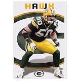 Green Bay Packers (AJ Hawk) Sports Poster Print - 24x36